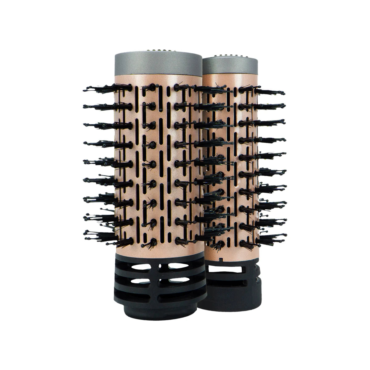 Brosse soufflante rotative 3-en-1 – Sèche-cheveux, boucleur et volumisateur, 3 niveaux de température, 2 vitesses, tête rotative dans les deux sens, 2 brosses interchangeables (38 mm et 50 mm), revêtement en céramique, câble rotatif à 360°, fonction air f