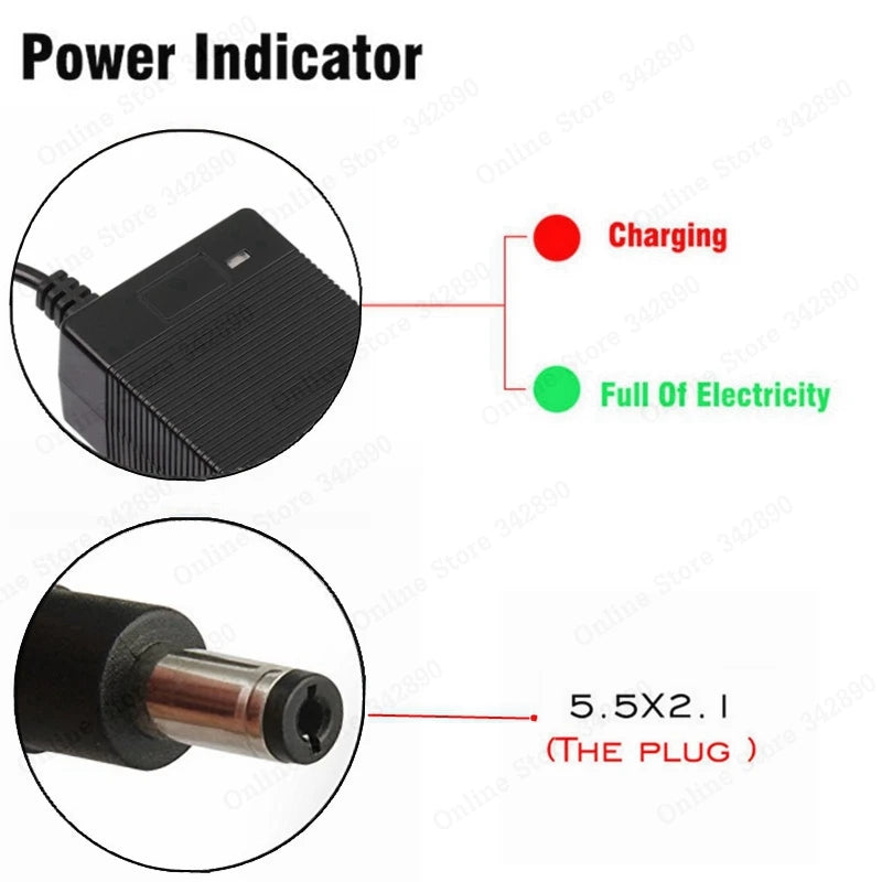 Chargeur de batterie 36 V / 42 V 2 A pour batteries lithium-ion
5. JEEP BULUO Multi-function