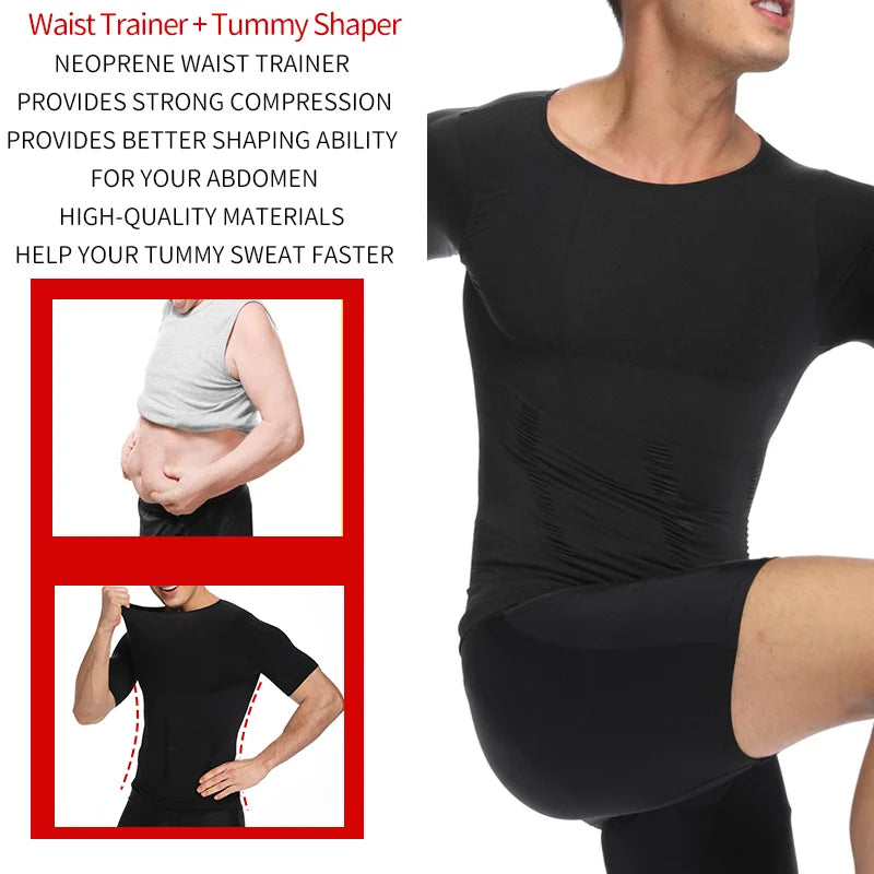 Gaine amincissante pour homme – Correcteur de posture et maintien abdominal