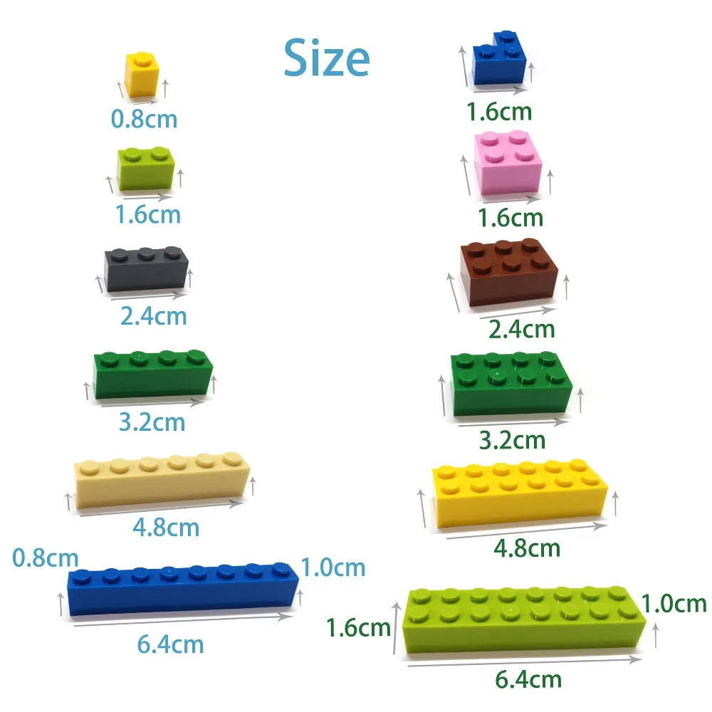 Kit de 600 briques de construction créatives – Compatible avec les blocs de construction