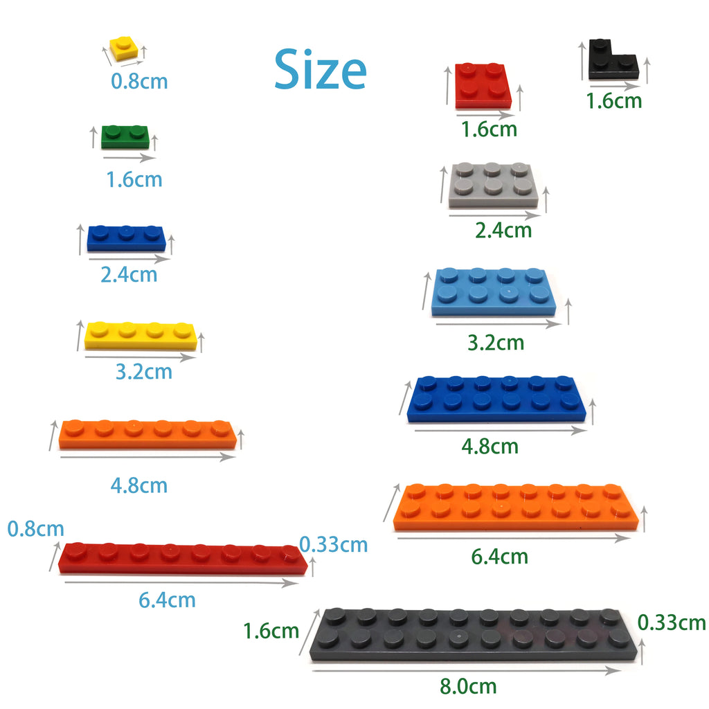 Kit de 600 briques de construction créatives – Compatible avec les blocs de construction