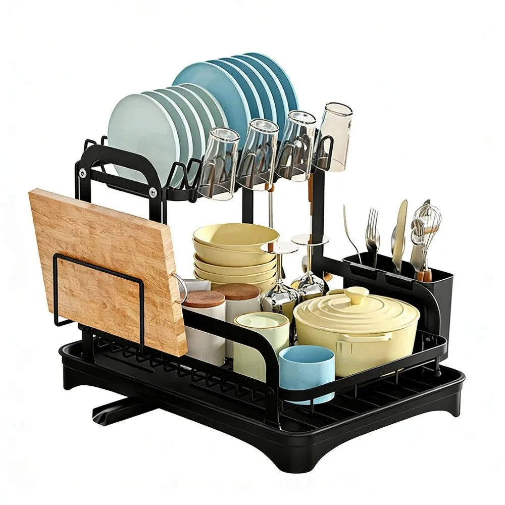 2 Tier Pull Out Cabinet Organizer Adjustable Kitchen Storage Rack Under Sink Organizer Spice Storage Rack Sliding Storage Drawer