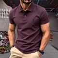 100% pure cotton high-end brand men's short sleeve polo shirt 2026 summer luxury fashion pony embroidery golf top casual T-shirt
