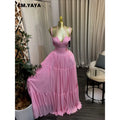 CM.YAYA 2026 Summer Women Halter Sleeveless Strapless Long Maxi Dress Slim Evening Birthday Beach Sexy Vacation Party Dresses