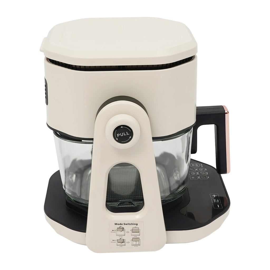 Friteuse à air 4,5 L – 1200 W avec écran LCD, minuterie 0 à 60 min et température réglable 50 à 220 °C