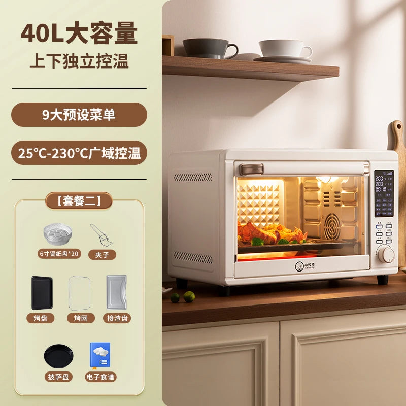 KX  electric oven household 40 liters large capacity electric oven baking hot air
