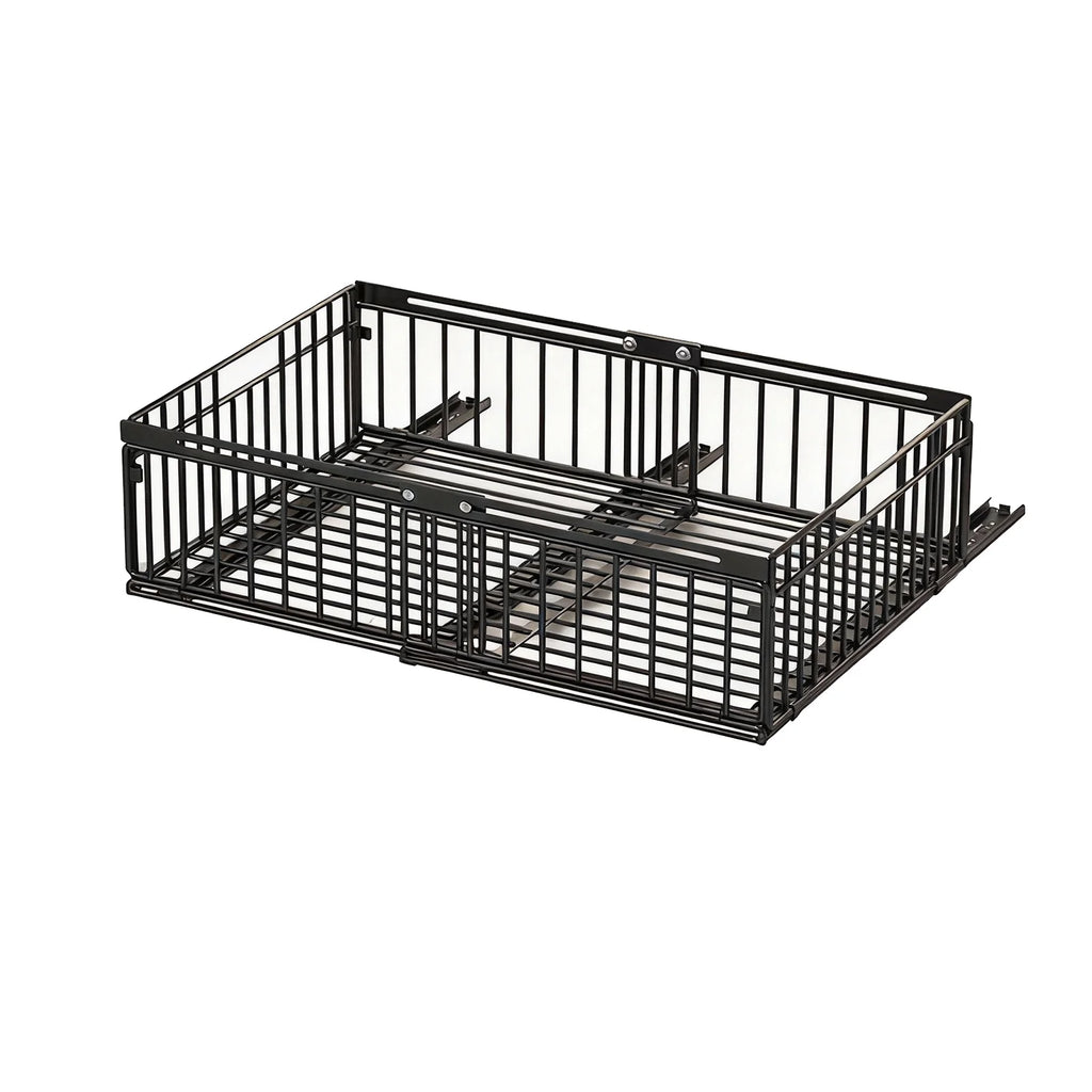 Pull Out Cabinet Organizer Slide Out Drawer Storage Shelves Sliding Cabinet Basket with Silent Slide for Kitchen Office Bedroom
