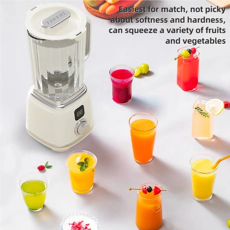 TINSOL 600ml Home Blender 10 Blades 3000mAH Multifunctional Juicer Ice Crusher Juice Extractor High Juice Rate Kitchen Tools