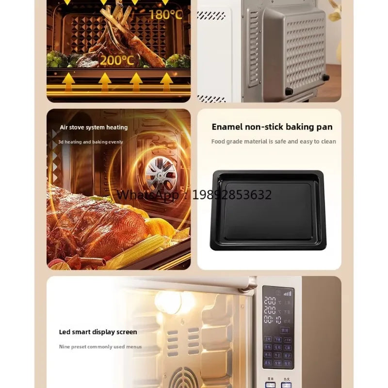 KX  electric oven household 40 liters large capacity electric oven baking hot air