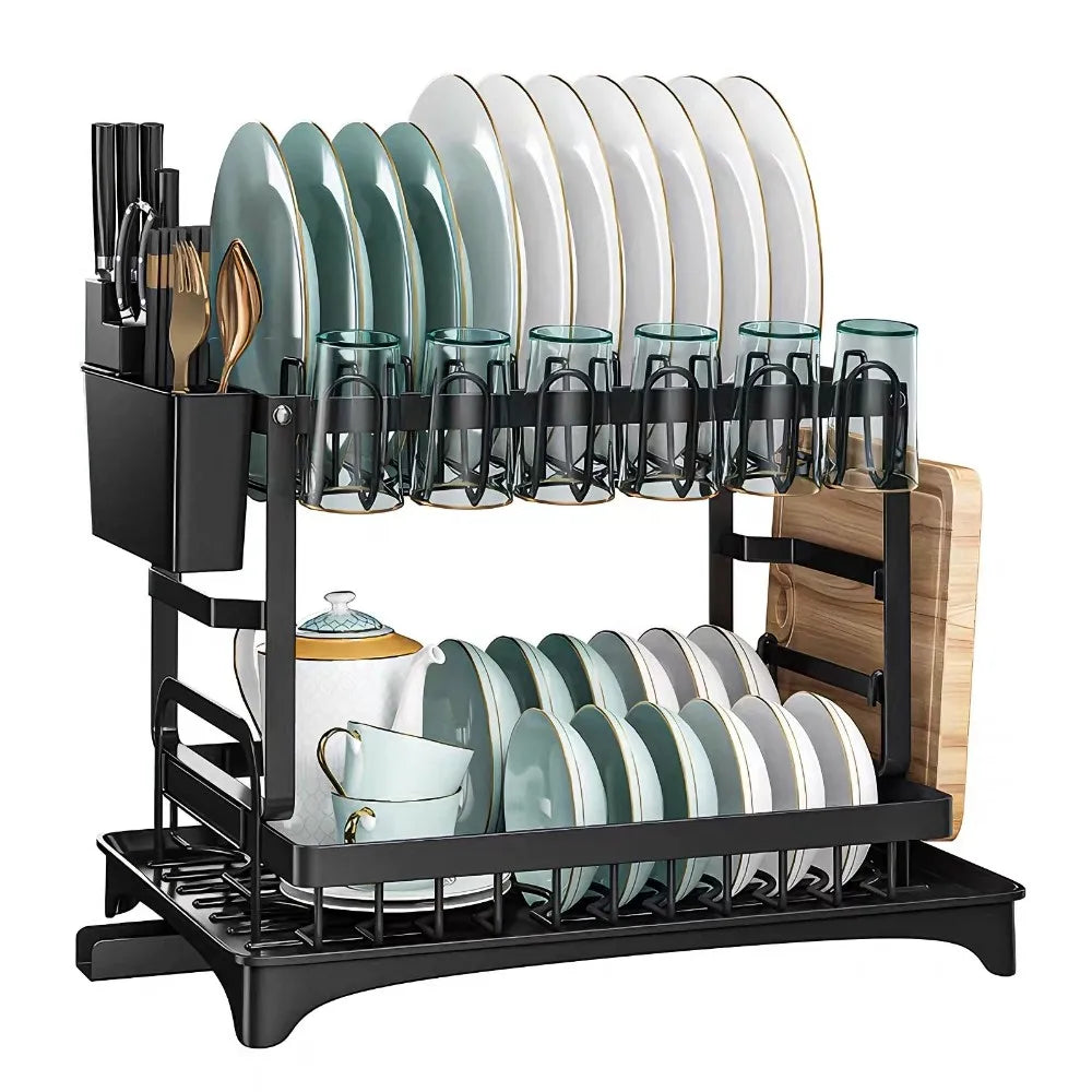 2 Tier Pull Out Cabinet Organizer Adjustable Kitchen Storage Rack Under Sink Organizer Spice Storage Rack Sliding Storage Drawer