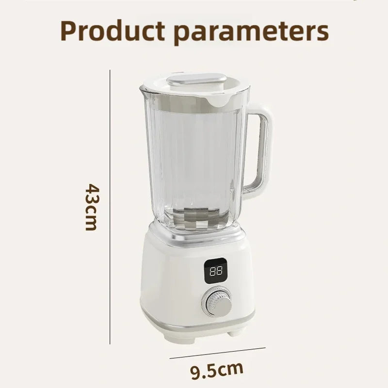 TINSOL 600ml Home Blender 10 Blades 3000mAH Multifunctional Juicer Ice Crusher Juice Extractor High Juice Rate Kitchen Tools