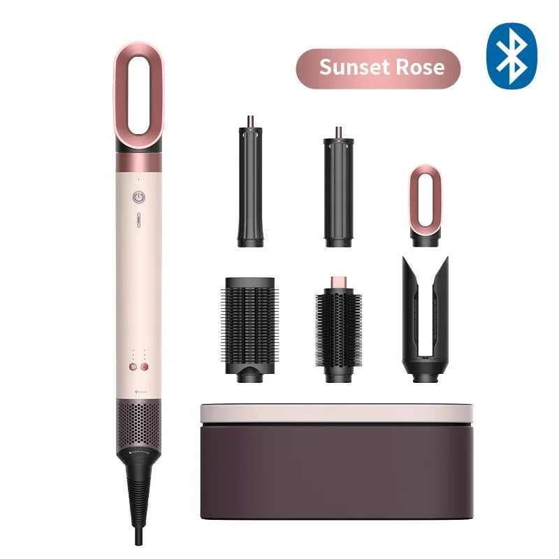 Brosse soufflante multifonction 7-en-1 – Boucleur automatique, lisseur, séchage rapide, ions négatifs