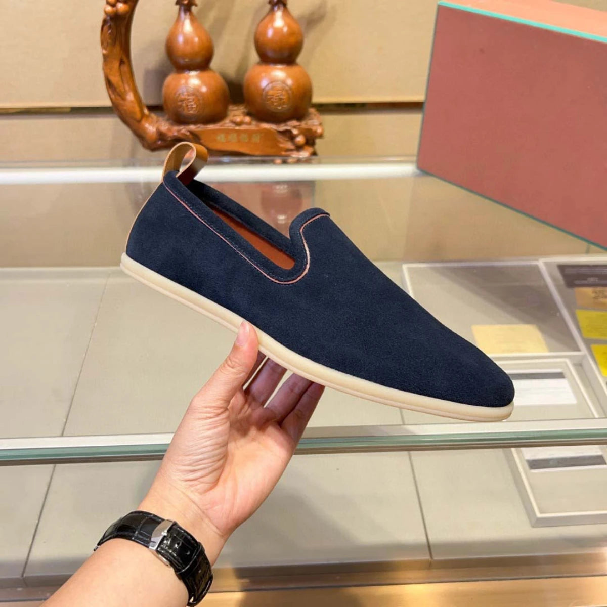 Luxury Men's Suede Slip-On Loafers New Summer Soft Comfort Minimalist Shoes Premium Versatile Casual Shoes Driving Moccasins