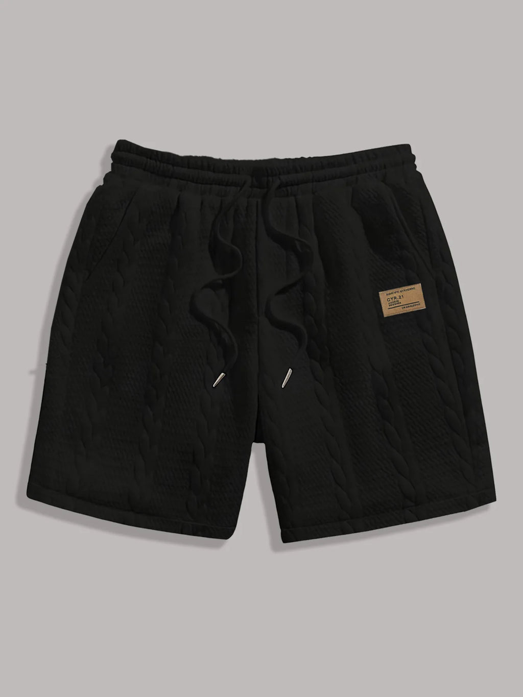 Men's White Drawstring Casual Shorts Summer Loose Breathable 5 Inch Shorts