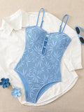 2026 Summer Boho One Piece Swimsuit Women Strappy Backless Monokini Vacation Swimsuit Special Fabric