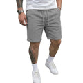 Mens Summer Linen Shorts Elastic Drawstring Waist Hawaiian Style Baggy Shorts Lightweight Casual Bottoms for Beach Outdoor
