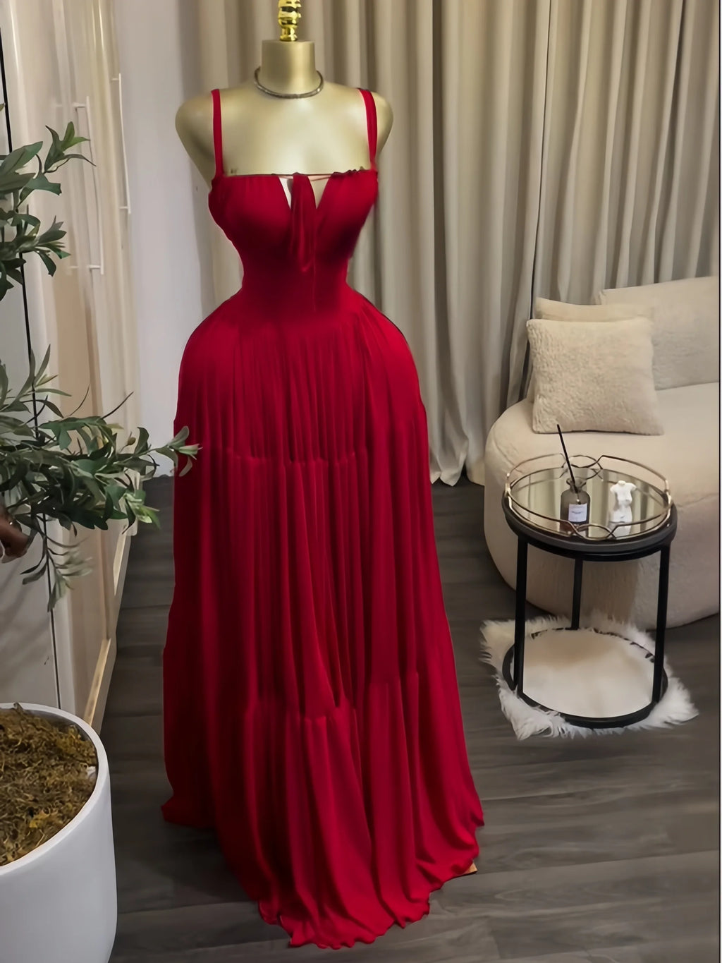 CM.YAYA 2026 Summer Women Halter Sleeveless Strapless Long Maxi Dress Slim Evening Birthday Beach Sexy Vacation Party Dresses