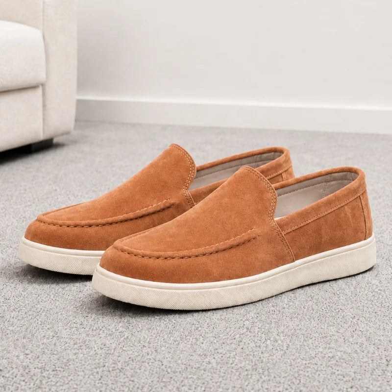 Summer Men's Casual Shoes Comfortable Platform Designer Loafers For Men Moccasins Breathable Slip-on Shoes Man Flat Office Shoes